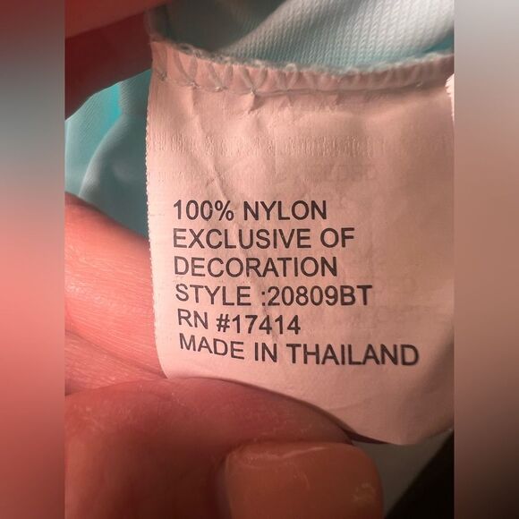 Miss Elaine Baby Blue Embroidered Nightgown ๐ EUC ๐ soft and flowy ๐ size XL - Picture 4 of 6